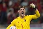 كورتوا يستفز المغرب قبل مباراة إسبانيا في كأس العالم