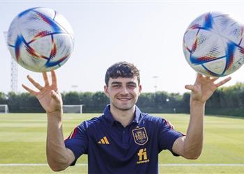 بيدري المغرب خصم م عقد علينا احترامه وأتمنى تبادل القمصان مع ميسي في النهائي