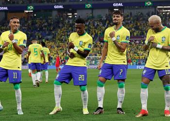 فيديو البرازيل تكتسح كوريا الجنوبية برباعية مع الرأفة وتتأهل لربع نهائي مونديال قطر