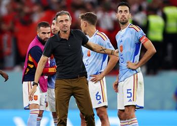 بوسكيتس عشنا ليلة صعبة أمام المغرب وخرجنا بطريقة قاسية من كأس العالم