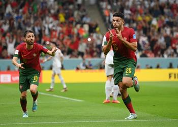 فيديو في 4 دقائق راموس وجيريرو ي سجلان هدفي البرتغال الثالث والرابع أمام سويسرا