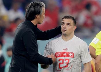 شاكيري بعد توديع كأس العالم لم نظهر وجهنا الحقيقي أمام البرتغال والمدرب فاجئنا بتغييراته