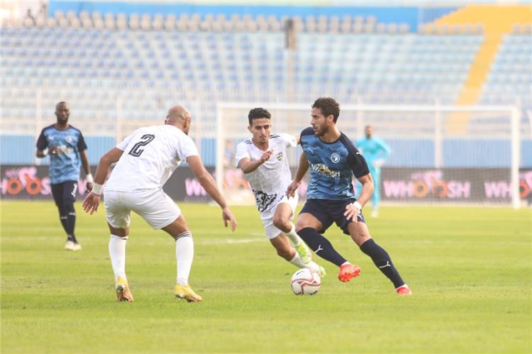 مباراة بيراميدز والمقاولون العرب في الدوري المصري