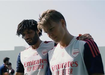 تشكيل آرسنال أمام ليون في كأس سوبر دبي محمد النني أساسي ا