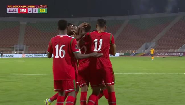 اهداف مباراة عمان واستراليا 2 2 تصفيات كاس العالم
