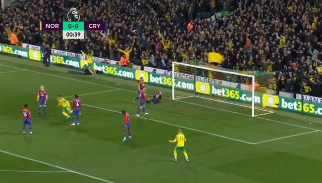 اهداف مباراة كريستال بالاس ونورويتش سيتي 1 1 الدوري الانجليزي