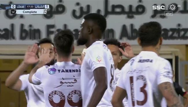 اهداف مباراة الشباب وضمك 2 1 الدوري السعودي
