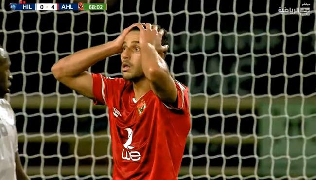 حمدي فتحي يهدر هدف محقق في مباراة الاهلي والهلال بكاس العالم للاندية