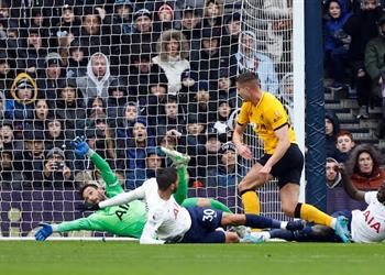 فيديو توتنهام يسقط على ملعبه بثنائية من ولفرهامبتون في الدوري الإنجليزي