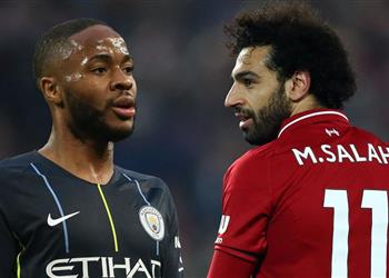 ترتيب هدافي الدوري الإنجليزي بعد نهاية الجولة 25 ستيرلينج يزحف نحو محمد صلاح