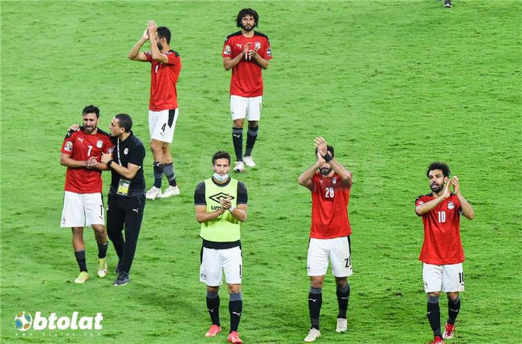 منتخب مصر من مباراة السنغال في نهائي كاس الامم الافريقية