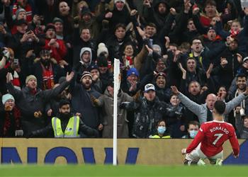 فيديو رونالدو يكسر صيامه ومانشستر يونايتد يعود لطريق الانتصارات بثنائية أمام برايتون