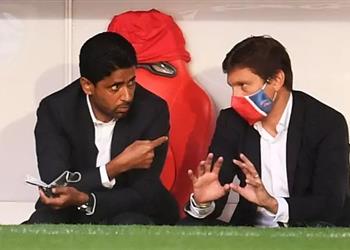 راديو ماركا الخليفي وليوناردو يوبخان حكم مباراة ريال مدريد وباريس سان جيرمان بين الشوطين