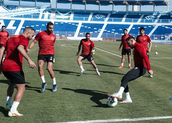 مران الأهلي محاضرة من موسيماني وتقسيمة قوية استعداد ا لمواجهة الهلال السوداني