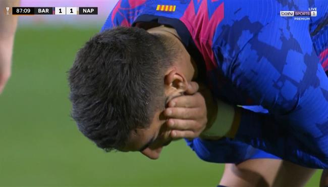 فيران توريس يهدر هدف محقق لبرشلونة امام نابولي