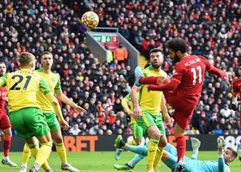 فيديو محمد صلاح يهين دفاع نورويتش سيتي ويسجل هدف ليفربول الثاني