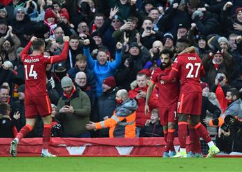 محمد صلاح يعلق على وصوله لـ 150 هدف ا مع ليفربول والتنافس مع مانشستر سيتي