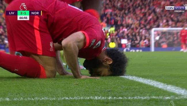 هدف محمد صلاح الرائع في مرمي نورويتش سيتي بالدوري الانجليزي