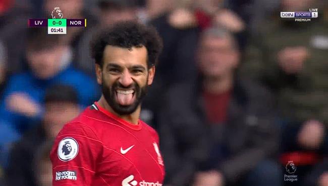 ملخص لمسات محمد صلاح في مباراة ليفربول ونورويتش سيتي بالدوري الانجليزي