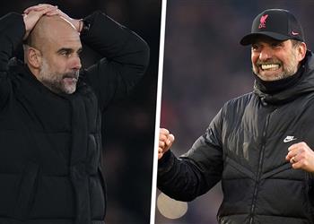 ترتيب الدوري الإنجليزي بعد نهاية الجولة 26 اشتعال المنافسة بين مانشستر سيتي وليفربول