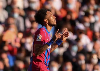 أوباميانج عن هدفيه أمام فالنسيا ملعب الميستايا منزلي