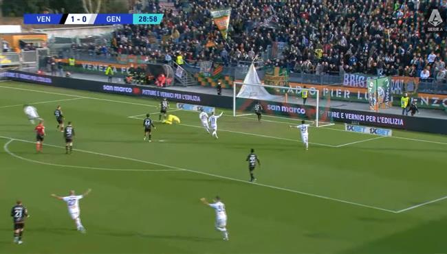 اهداف مباراة جنوي وفينيسيا 1 1 الدوري الايطالي