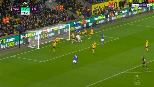 اهداف مباراة ليستر سيتي و ولفرهامبتون 1 2 الدوري الانجليزي