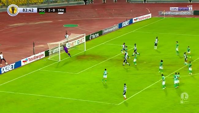 تصدي احمد مسعود الرائع يحرم مازيمبي من تسجيل هدف