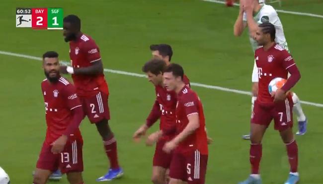 اهداف مباراة بايرن ميونخ وجروثر فيورث 4 1 الدوري الالماني