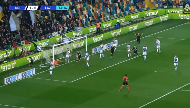 اهداف مباراة لاتسيو واودينيزي 1 1 الدوري الايطالي