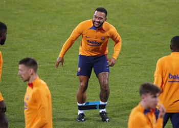 ثنائي برشلونة المصاب يعود للتدريبات الجماعية قبل مواجهة نابولي