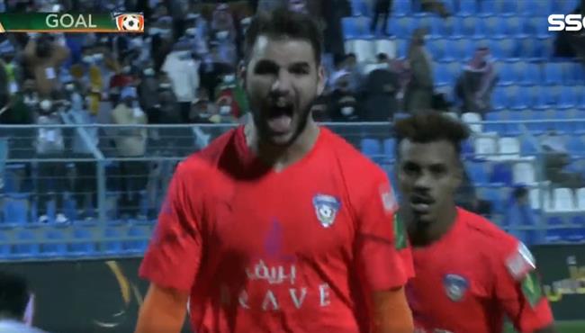 هدف الفيحاء الثاني في مرمي الباطن بكاس خادم الحرمين