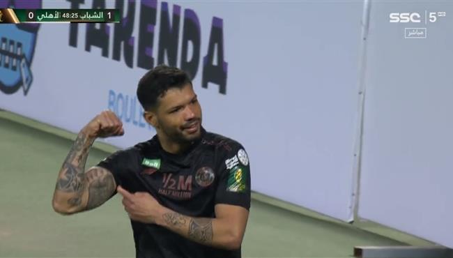 هدف الشباب الاول في مرمي الاهلي بكاس خادم الحرمين