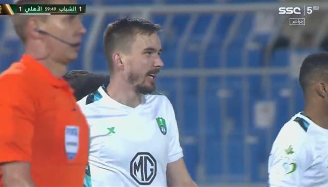 هدف تعادل الاهلي مع الشباب 1 1 كاس خادم الحرمين