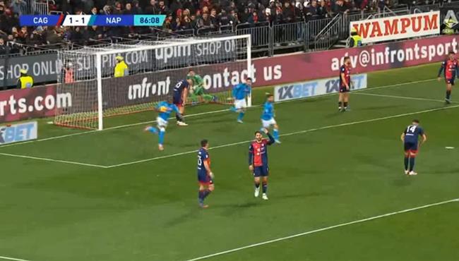 اهداف مباراة نابولي وكالياري 1 1 الدوري الايطالي