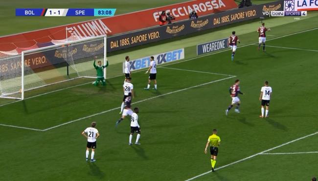 اهداف مباراة اهداف بولونيا وسبيزيا 2 1 الدوري الايطالي