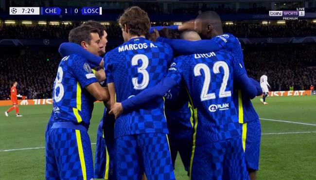 اهداف مباراة تشيلسي وليل 2 0 دوري ابطال اوروبا