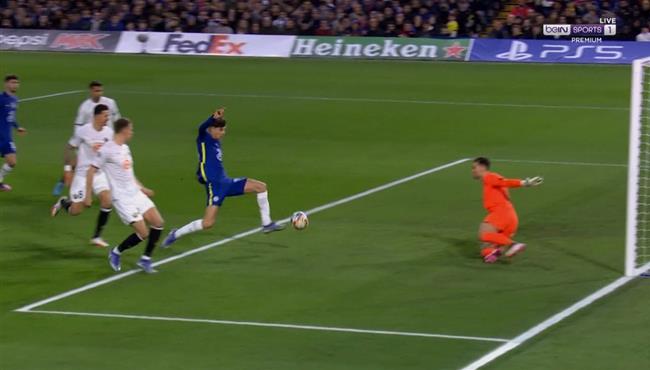 كاي هافرتز يهدر هدف محقق لتشيلسي امام ليل في دوري ابطال اوروبا
