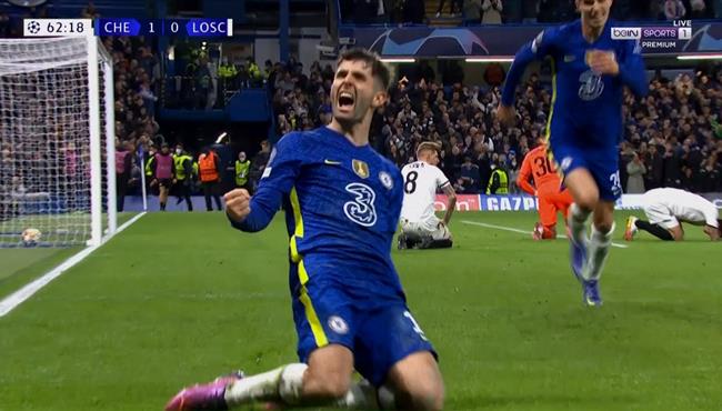 هدف بوليسيتش في مرمي ليل بدوري ابطال اوروبا