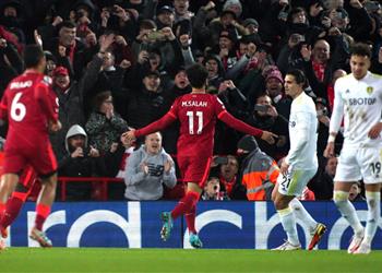 ترتيب هدافي الدوري الإنجليزي بعد هدفي محمد صلاح اليوم أمام ليدز يونايتد