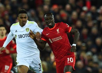 فيديو ماني يسجل هدف ليفربول الرابع أمام ليدز يونايتد