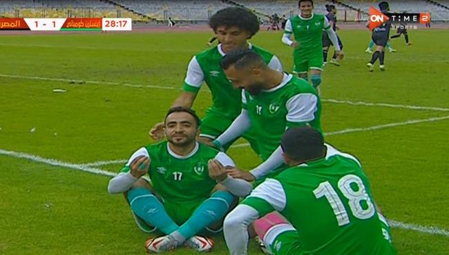 اهداف مباراة المصري وايسترن كومباني 2 2 الدوري المصري