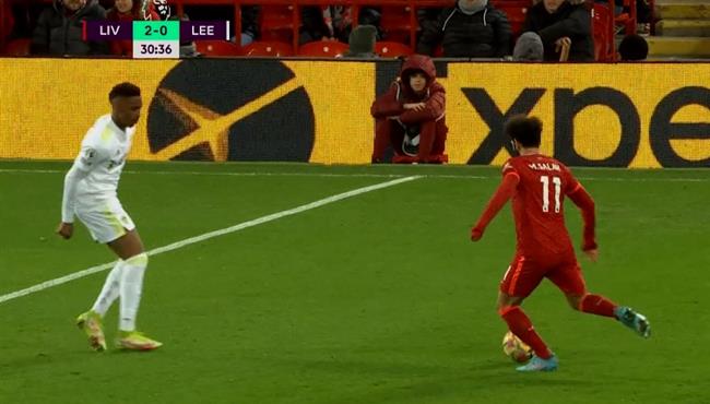 هدف ليفربول الثاني في مرمي ليدز يونايتد اسيست محمد صلاح