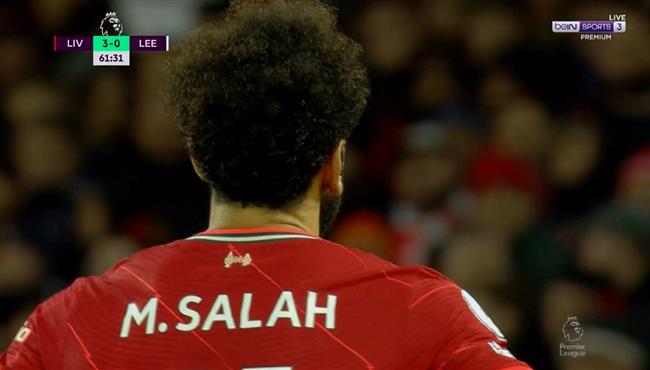 محمد صلاح يهدر هدف محقق امام ليدز يونايتد بالدوري الانجليزي
