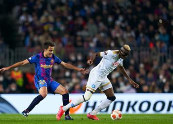 تشكيل نابولي أمام برشلونة في الدوري الأوروبي أوسيمين أساسي ا