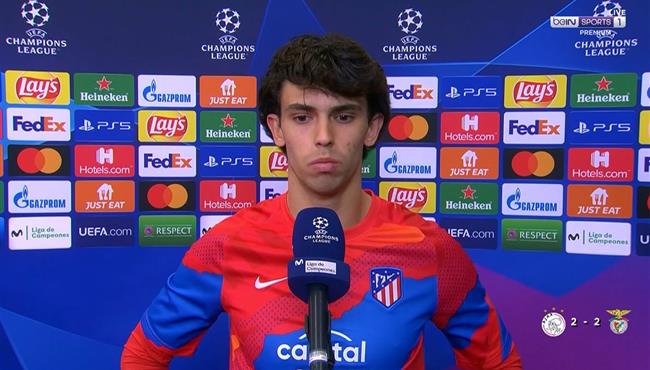 تصريحات جواو فيليكس بعد مباراة مانشستر يونايتد واتلتيكو مدريد بدوري ابطال اوروبا