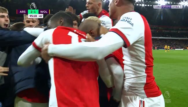 اهداف مباراة ارسنال وولفرهامبتون 2 1 الدوري الانجليزي