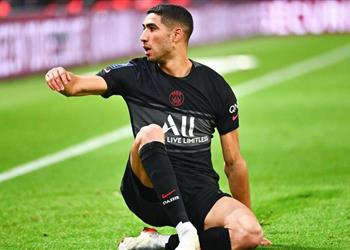 باريس سان جيرمان ي علن إصابة أشرف حكيمي قبل مباراة سانت إيتيان