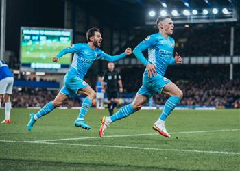 فيديو فودين يقود مانشستر سيتي لفوز ثمين أمام إيفرتون في الدوري الإنجليزي