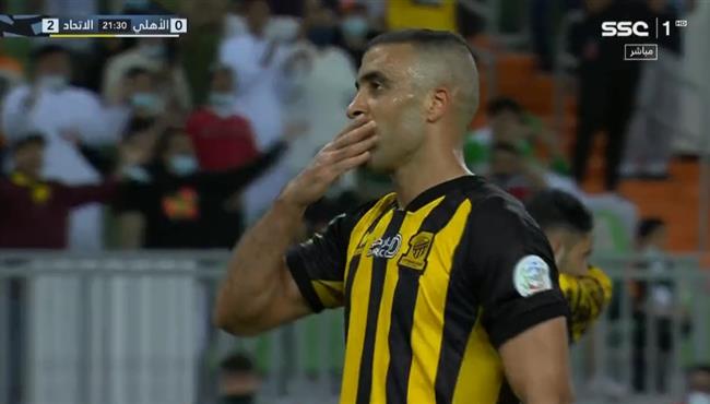 هدف عبد الرزاق حمد الله الثاني في مرمي الاهلي السعودي